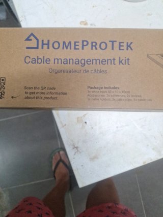 Organizador de cables para escritorio