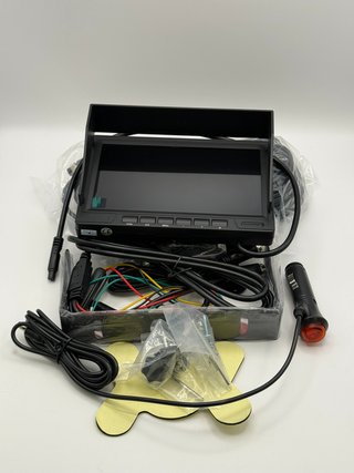 Kit cámara trasera 7" 2 cámaras cableadas NUEVO