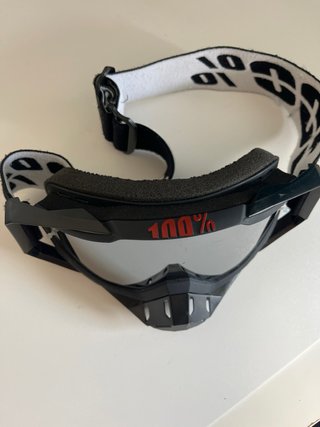 Gafas 100% Motocross/Nieve Plateadas