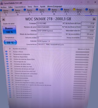 Disco Duro WD 2TB Red NAS WD20EFRX