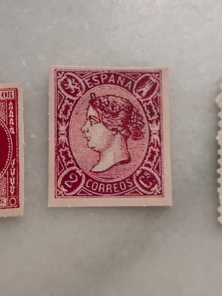 Lote 5 sellos antiguos España