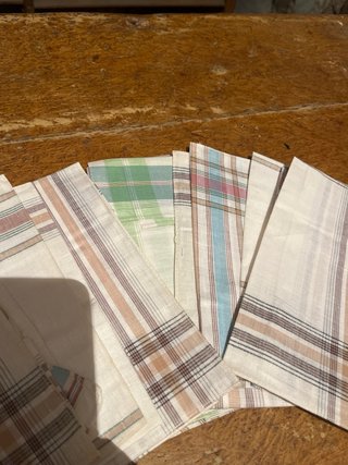 17 Pañuelos Hombre Vintage Algodón 100% Años 60