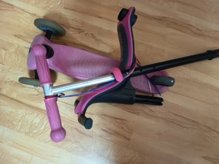 Patinete infantil rosa 3 ruedas