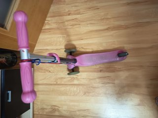 Patinete infantil rosa 3 ruedas