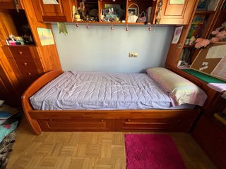 Cama nido 90 + 2 colchones + funda biomagnétGRATIS