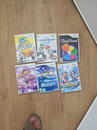 Lote 6 Juegos Nintendo Wii