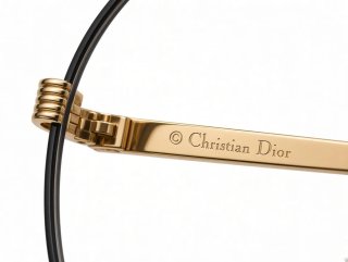 Gafas Christian Dior Doradas y Negras