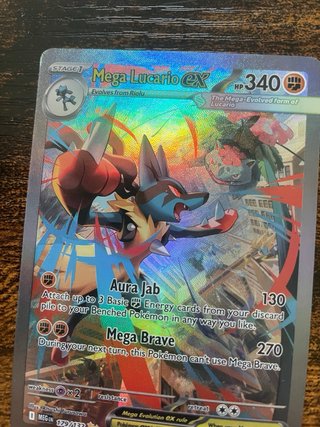 Mega Lucario EX 179/132 Carta Inglese