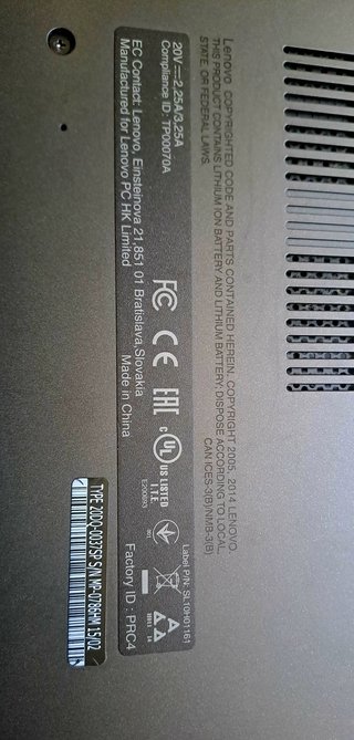 Lenovo ThinkPad Yoga 15 per parti