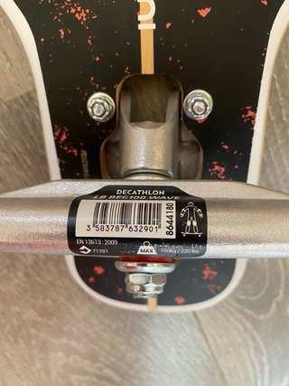 Longboard Negro con Ruedas Marrones
