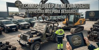 Tasación y recogida de Jeep para desguace
