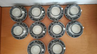 Juego 10 Tazas y 10 Platos La Cartuja