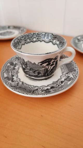 Juego 10 Tazas y 10 Platos La Cartuja