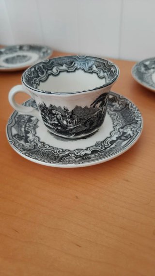 Juego 10 Tazas y 10 Platos La Cartuja