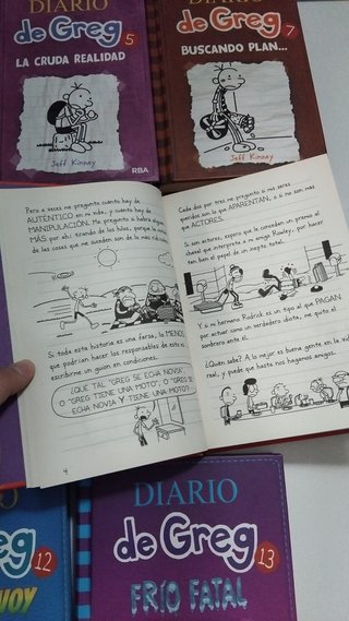 11 libros "Diario de Greg"