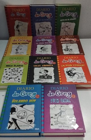 11 libros "Diario de Greg"