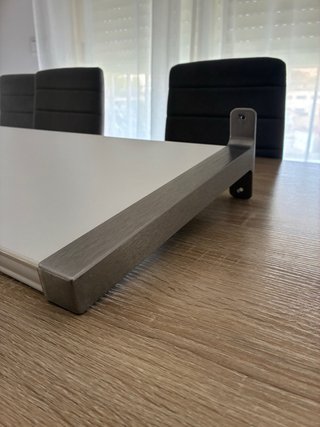 Estanterías Ikea Blanca y Plateada