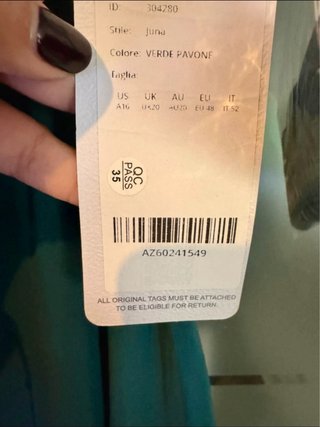 Vestido fiesta nuevo talla 48