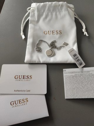 Pulsera Guess Plata Luna y Circonitas