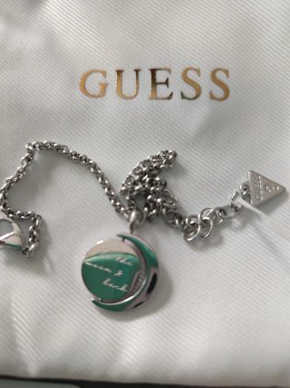 Pulsera Guess Plata Luna y Circonitas