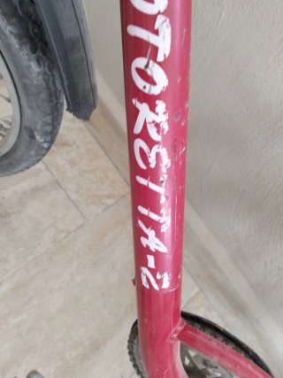 Bicicleta Motoretta 2  Roja vintage