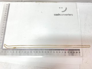 cadena oro 18k 30cm