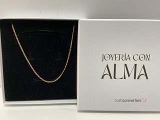 cadena oro 18k 30cm