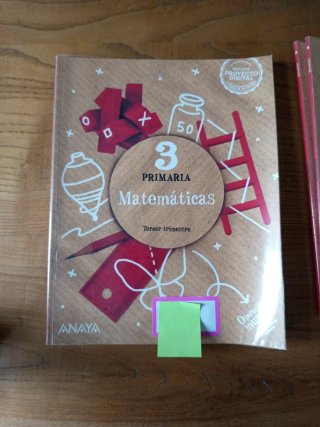 Libro de tercero de primaria de matemáticas Anaya