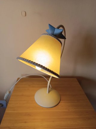 Lámpara infantil estrella azul