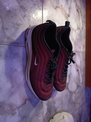 Nike Zapatillas Deportivas Rojas y Negras