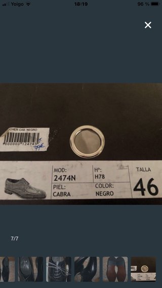 Zapatos de piel Sikim negros