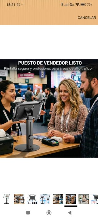 Soporte para Tablet antirobo nuevo