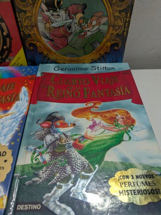 Lote de 4 libros Gerónimo Stilton