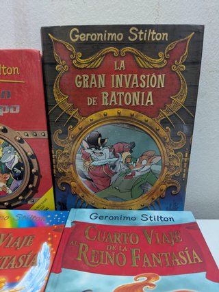 Lote de 4 libros Gerónimo Stilton