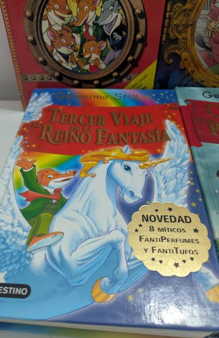 Lote de 4 libros Gerónimo Stilton
