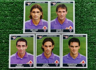 5 figurine calciatori Panini 2004/05 Fiorentina