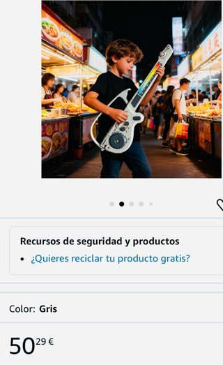 Guitarra Eléctrica Juguete Bluetooth