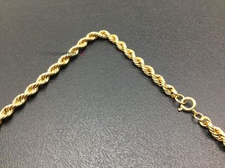 cadena oro 18k 22cm