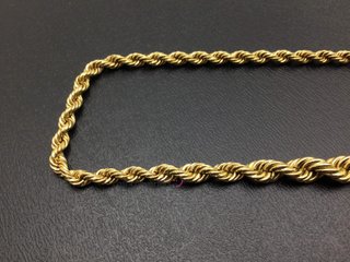 cadena oro 18k 22cm