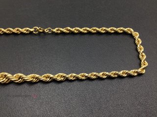 cadena oro 18k 22cm