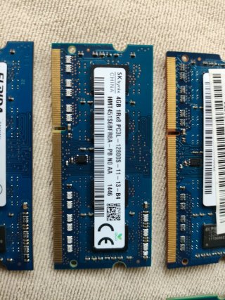 Confezione da 6 memorie RAM portatili