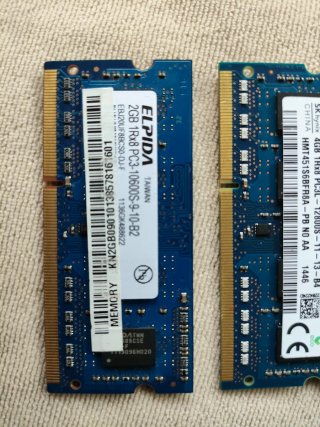 Confezione da 6 memorie RAM portatili