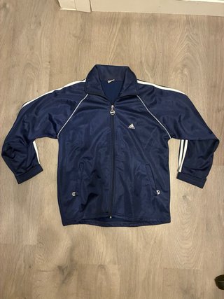 Chaqueta Adidas Azul Marino Talla M Vintage