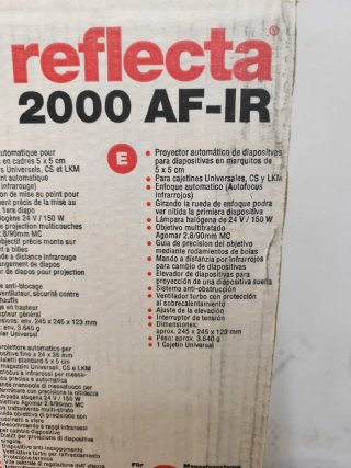 Proyector diapositivas Reflecta 2000 AF-IR