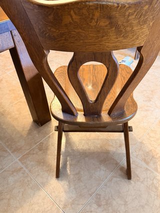 Mesa Roble Macizo 190x81 + 8 Sillas