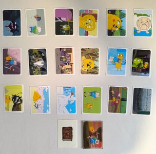 Cromos de la colección Hora de Aventuras (Panini)
