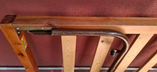 Somier/Cama de madera con patas