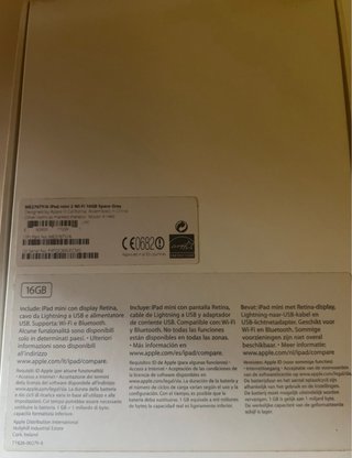 iPad mini 2 space