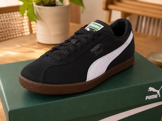 Puma Brasil Zapatillas Negras y Blancas Unisex
