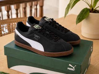 Puma Brasil Zapatillas Negras y Blancas Unisex
